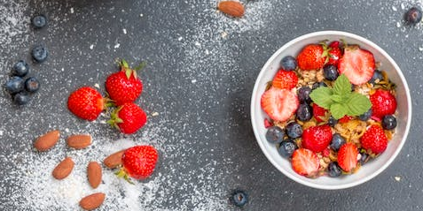 sugar fruit and cereal