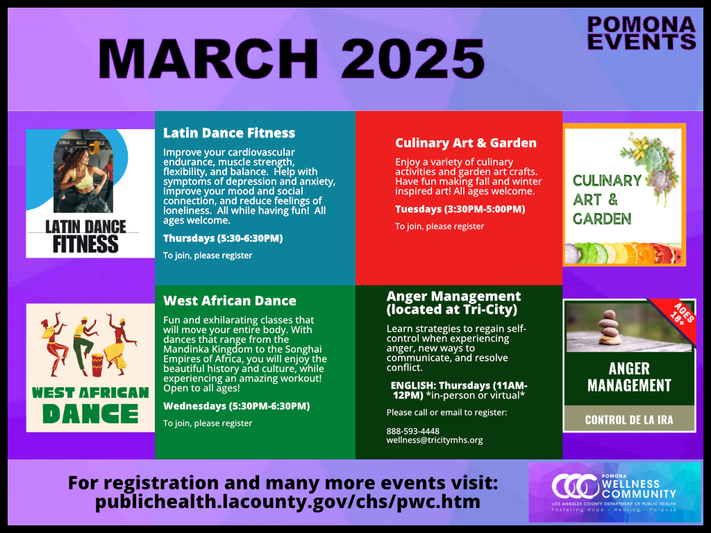 city of pomona march 2025 events
